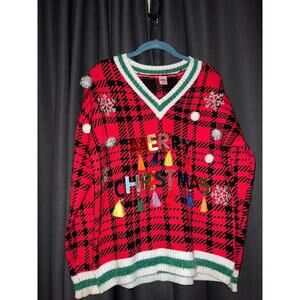 Ugly Christmas Sweater Xmas Size XL